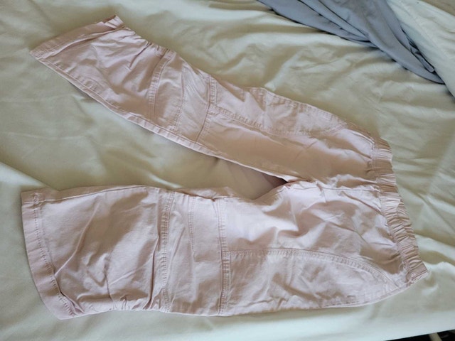 Mango Blue Pink Pants