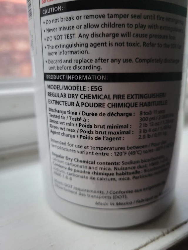 Kidde E5G Fire Extinguisher - photo 3