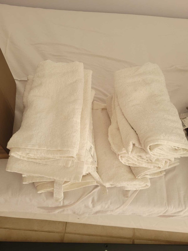 White Cotton Towels