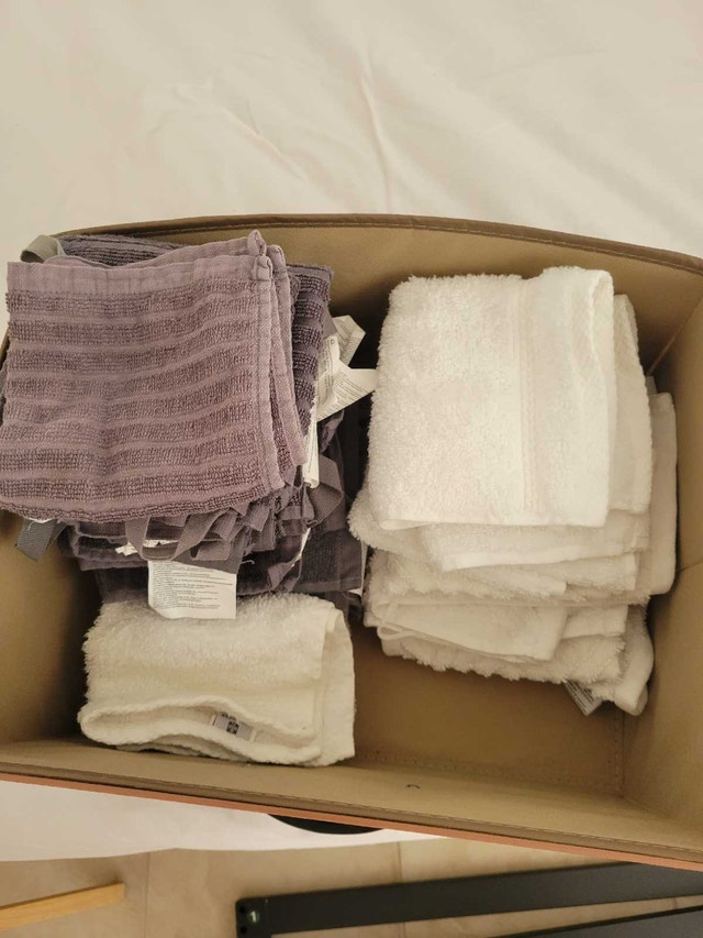 Wash cloth face Towels