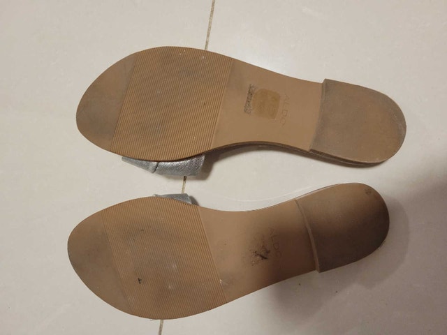 ALDO Silver Bow Sandals - photo 2