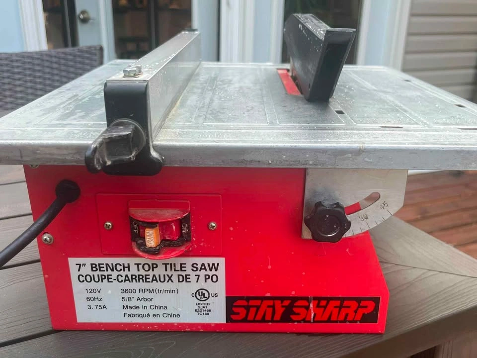 Sky Sharp 7" Bench Top Tile Saw - photo 2