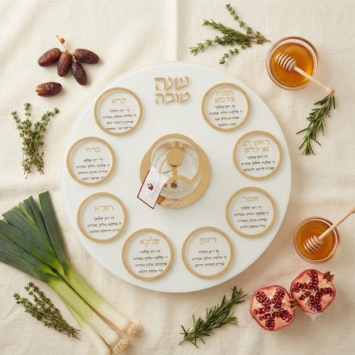 Rosh Hashanah Plate