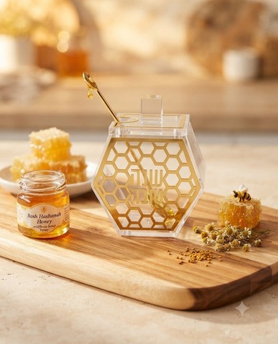 Honey Comb Jar