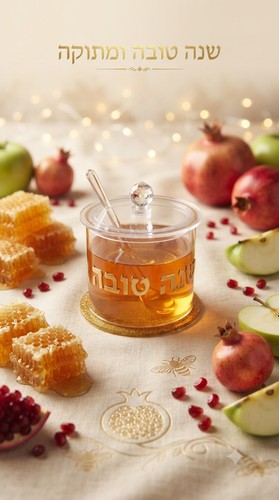 Acrylic Honey Jar