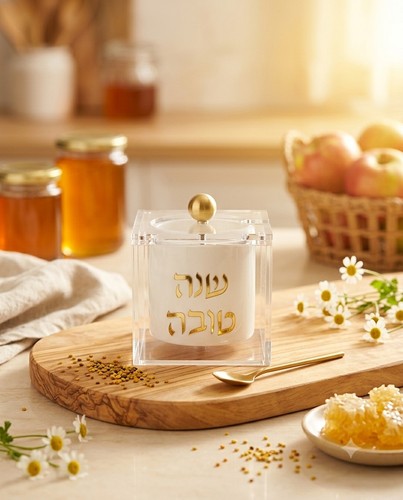 honey jar with Spoon