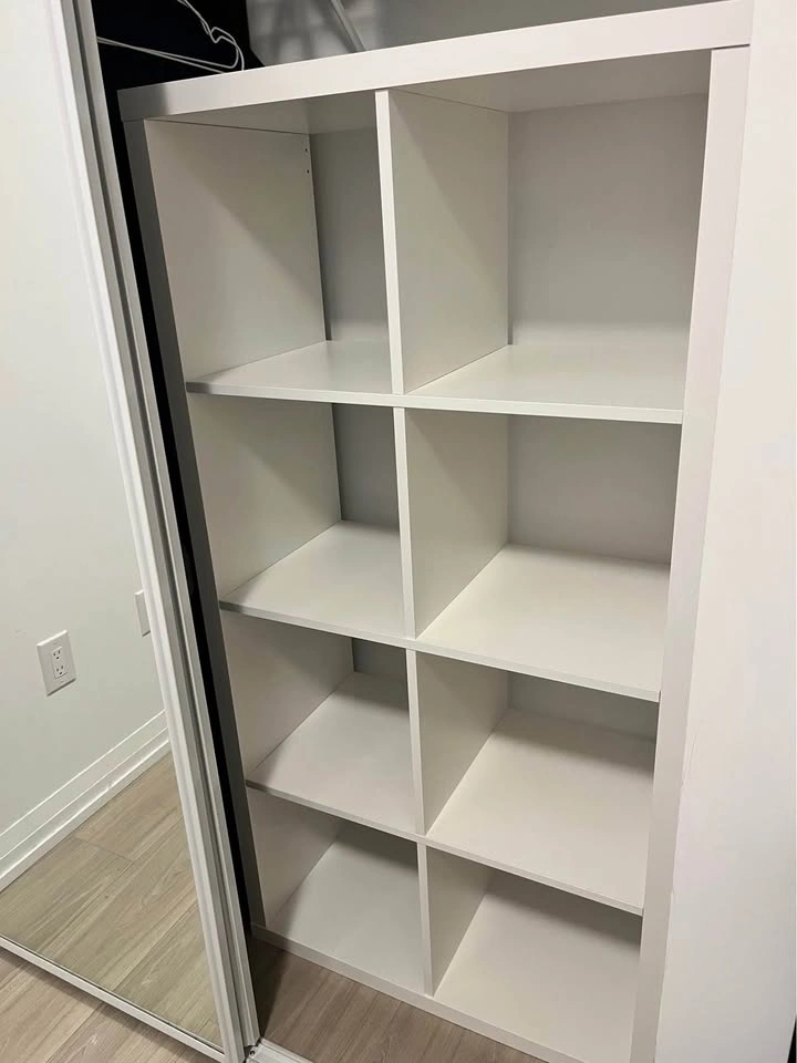IKEA KALLAX 2x4 Shelf Unit — White (Moving Sale) - photo 2