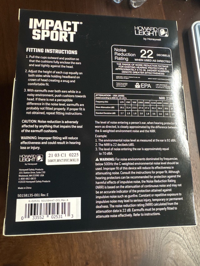 Howard Leight Impact Sport Electronic Earmuff - photo 3