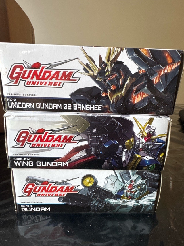 Bandai Gundam Universe Action Figures Bundle