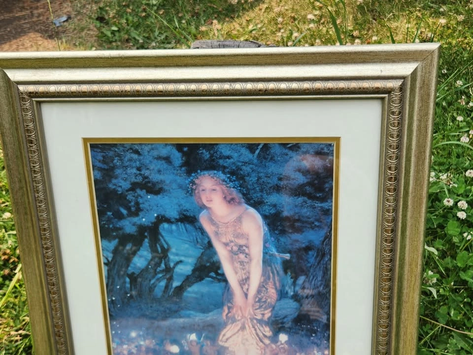 Wall Hanging Mystical Faerie Art, 16" x 20" - photo 3