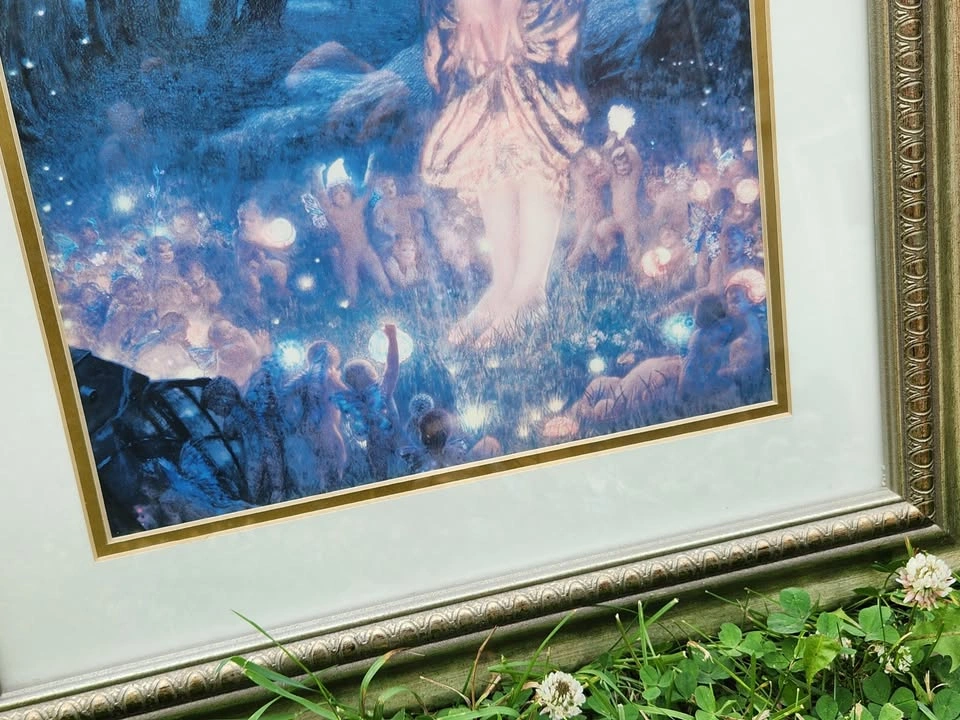 Wall Hanging Mystical Faerie Art, 16" x 20" - photo 4