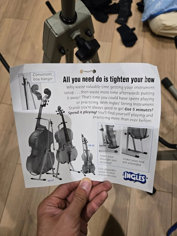 Ingles Cello Or Bass Stand - Great Condition - photo 5