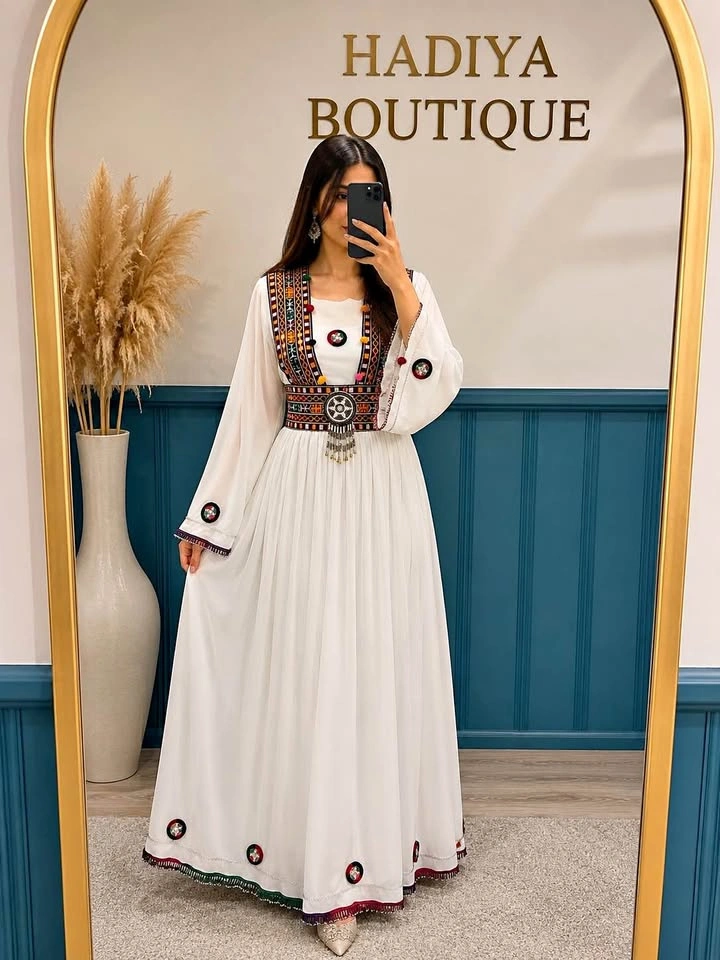 Afghani dress. Beautiful elegant dress