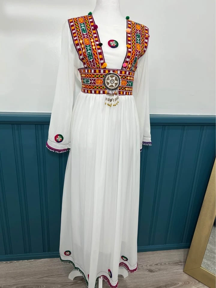 Afghani dress. Beautiful elegant dress - photo 4