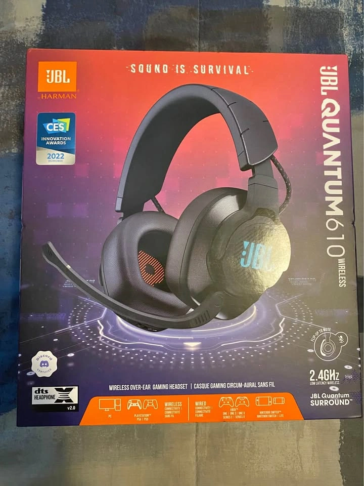 JBL Quantum 610 Wireless Gaming Headset - Brand New Sealed