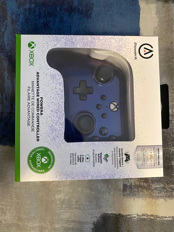 Brand New Sealed PowerA Enhanced Wired Xbox Controller – Octane