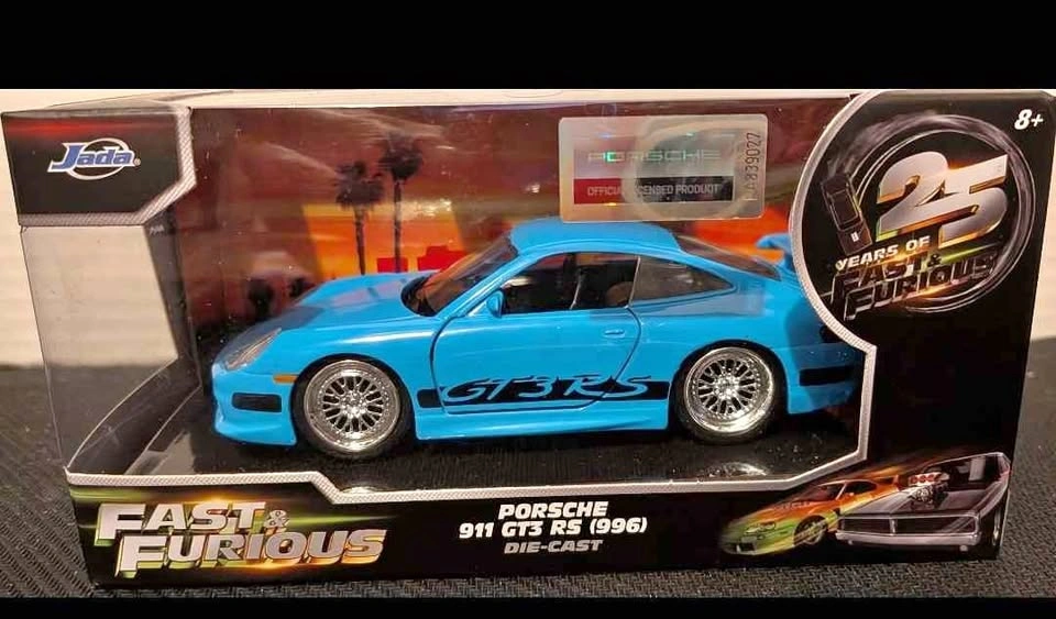 Jada Fast & Furious Porsche 911 GT3 RS (996) Die-Cast Car