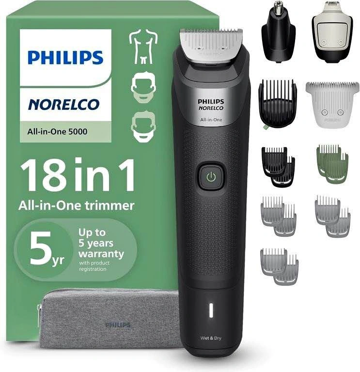 Brand new PHILIPS NORELCO MULTIGROOM 5000 ALL-IN-ONE