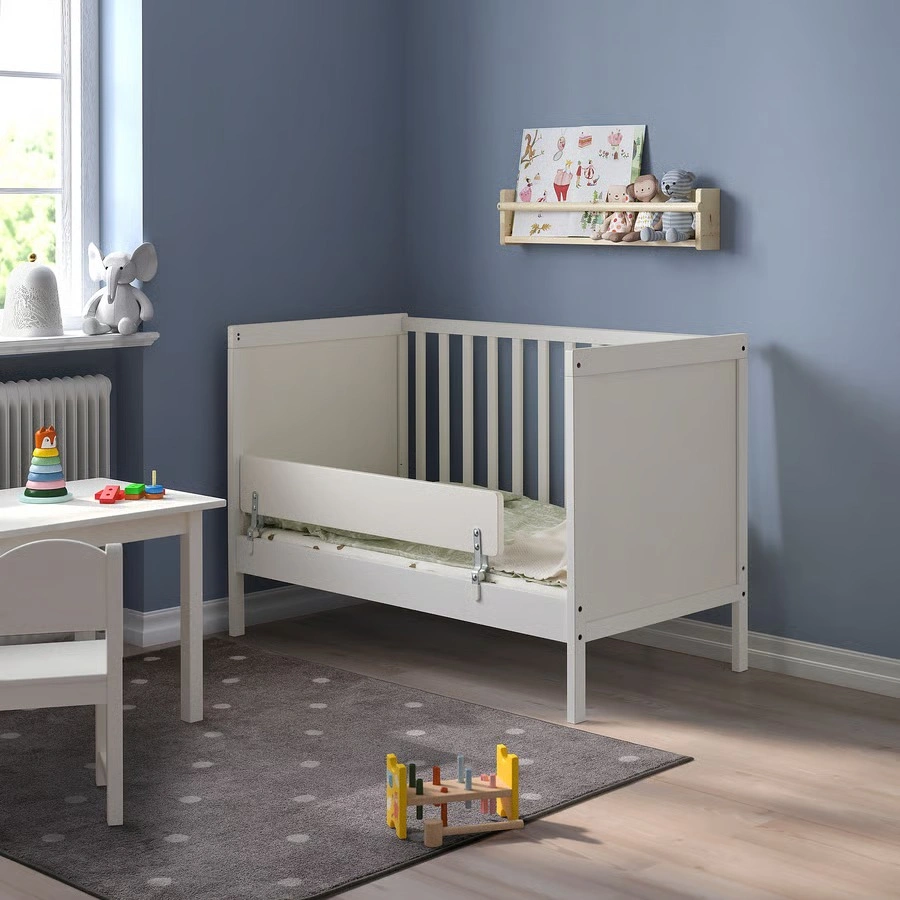 LIKE NEW Gulliver Ikea crib + mattress + crib rail - photo 2