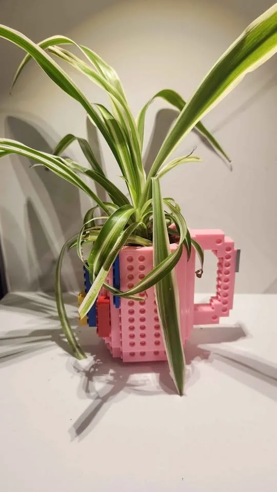 Lego planter with plants - photo 2