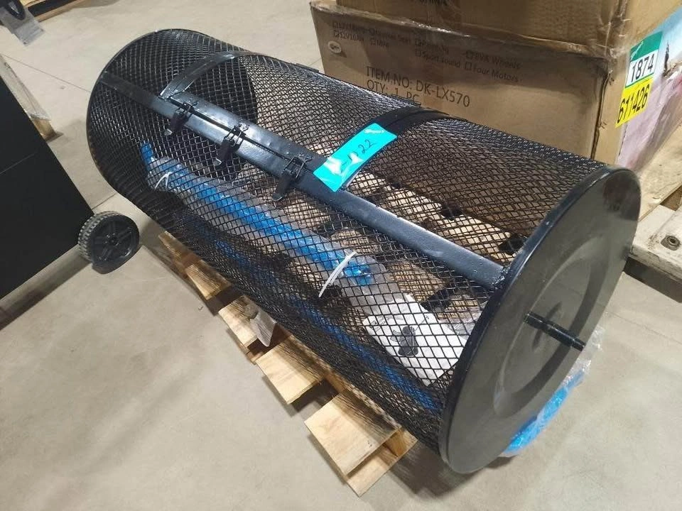 NEW 44" Compost & Peat Moss Spreader – Push or Tow-Behind - photo 3