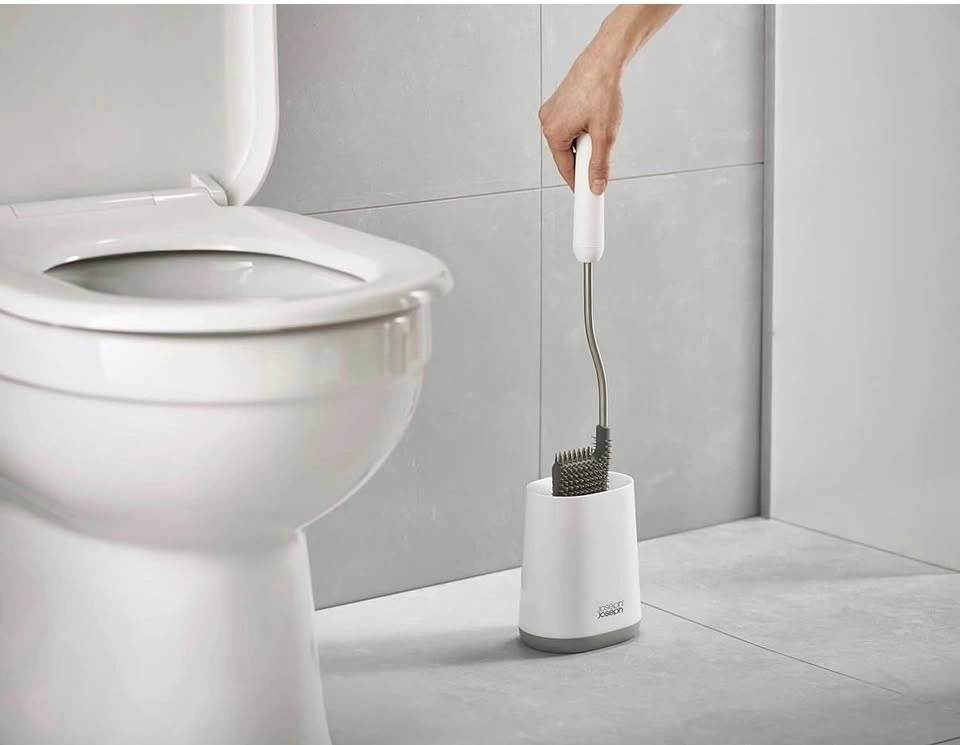 NEW Joseph Joseph Flex Lite Silicone Toilet Brush (2-Pack)