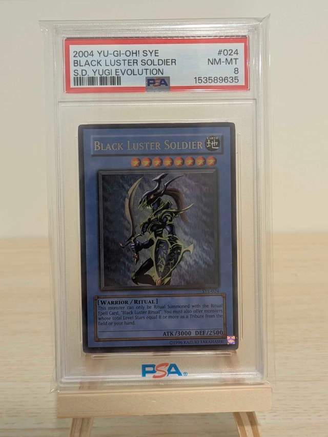 Yu-Gi-Oh! Black Luster Soldier SYE-024 PSA 8