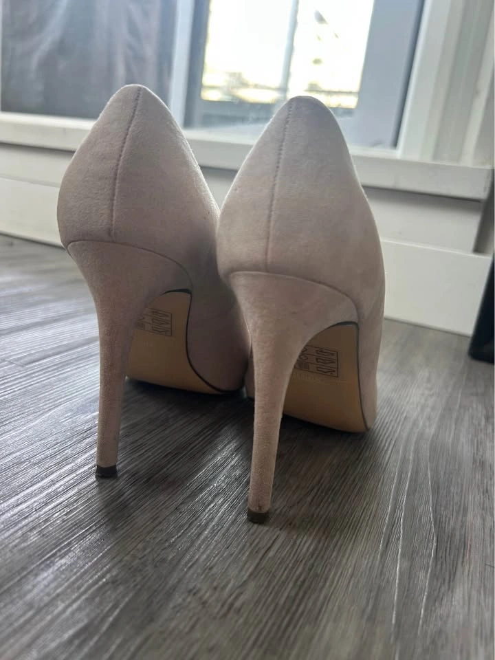 Call It Spring Pointed Toe Pumps Pink Suede Size 7 - photo 3