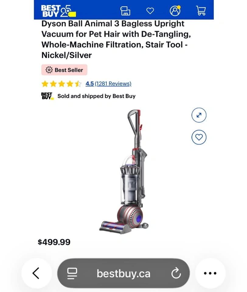 Warranty! Dyson Ball Animal 3 Upright Vacuum - MSRP $714