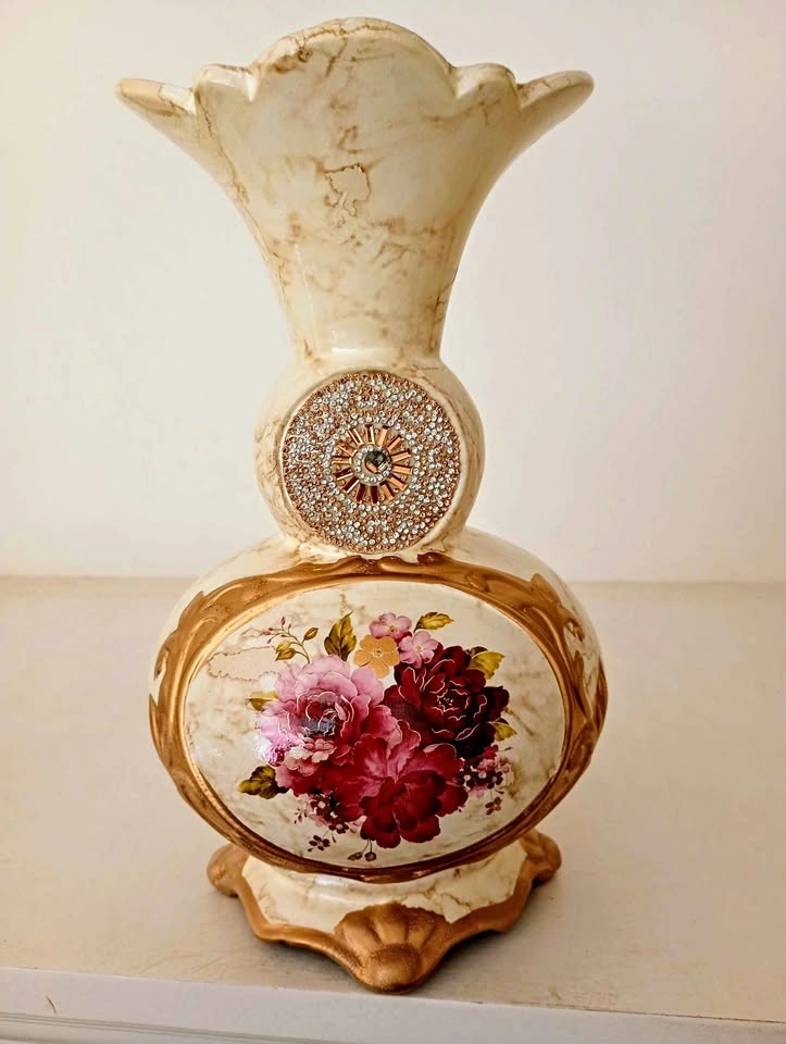 Pair of Italian Antique Porcelain Vases