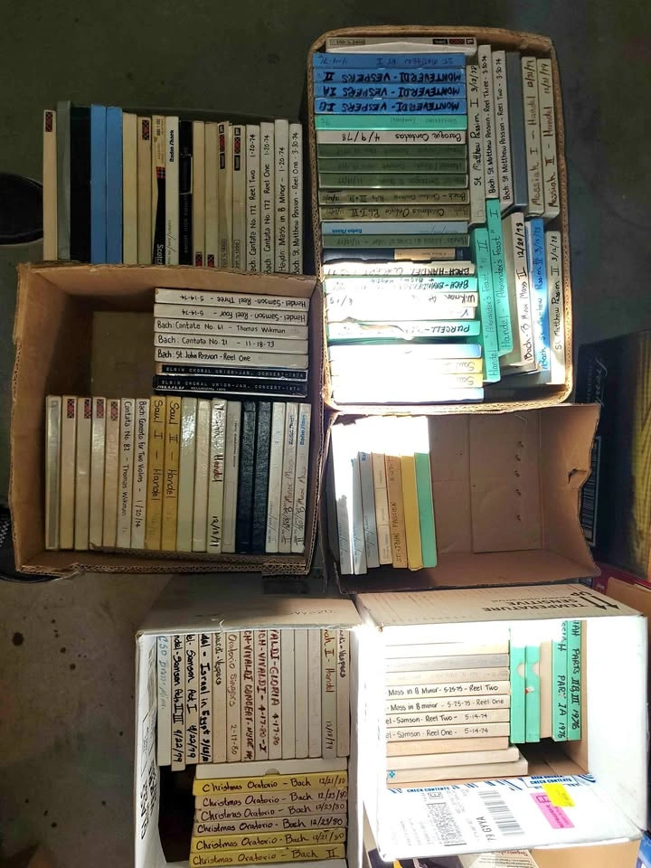 Vintage Reel-to-Reel Classical Music Archive – 70+ Tapes