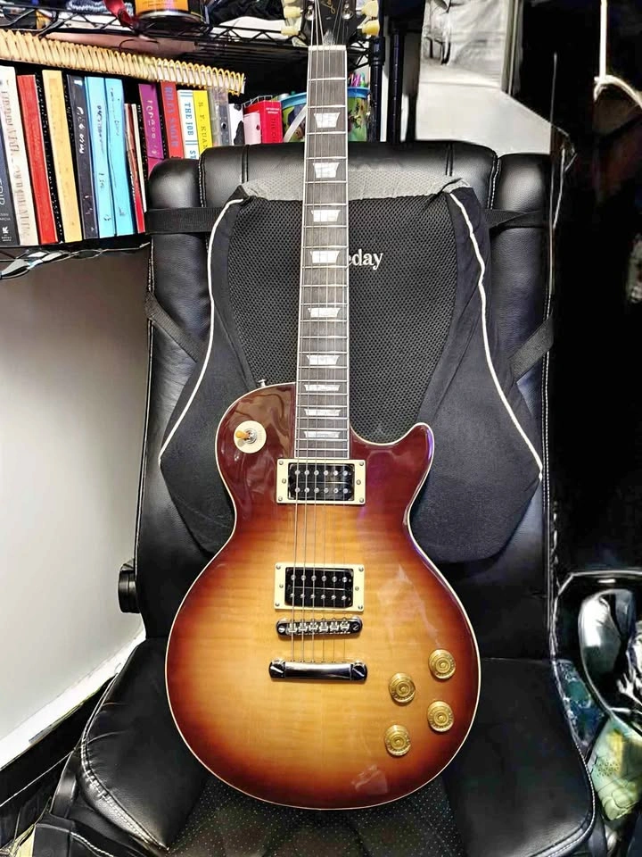 Chibson Les Paul Electric Guitar slash November rain burst
