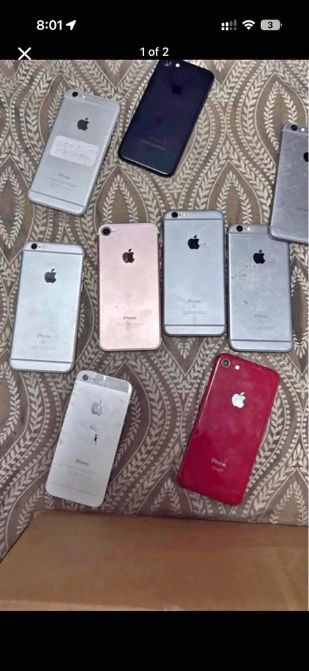 10 phones + 4 MacBooks for parts or repair