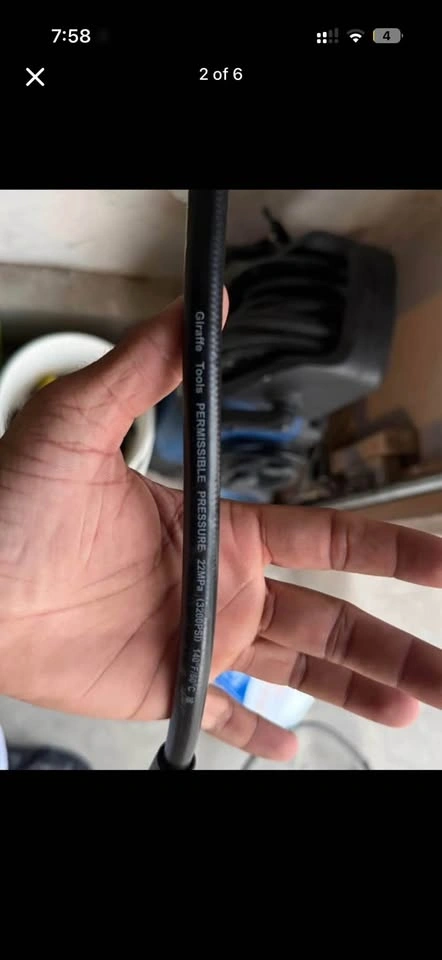 Retractable pressure washer hose 65ft - photo 2