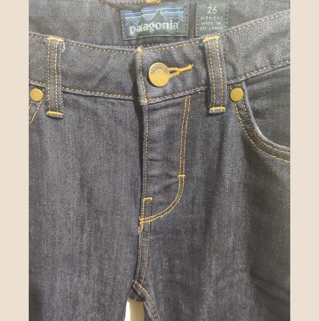 Patagonia Organic Cotton Straight Jeans Size 26 Womens