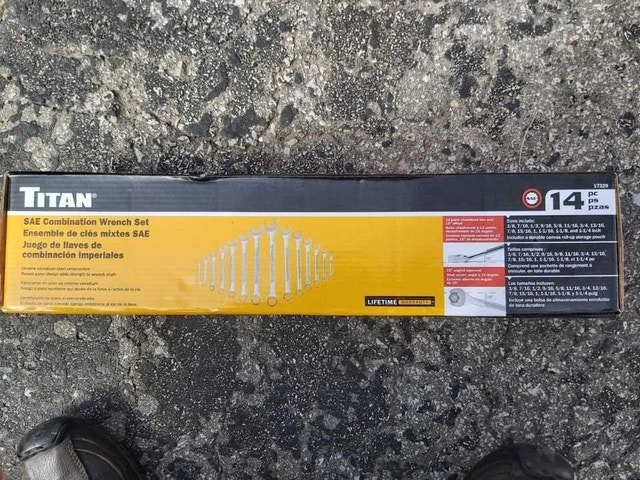 Titan Combination Wrench Set