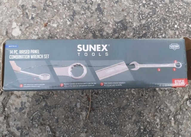 Combination Wrench Set Raised Panel 14 PC for Sale
