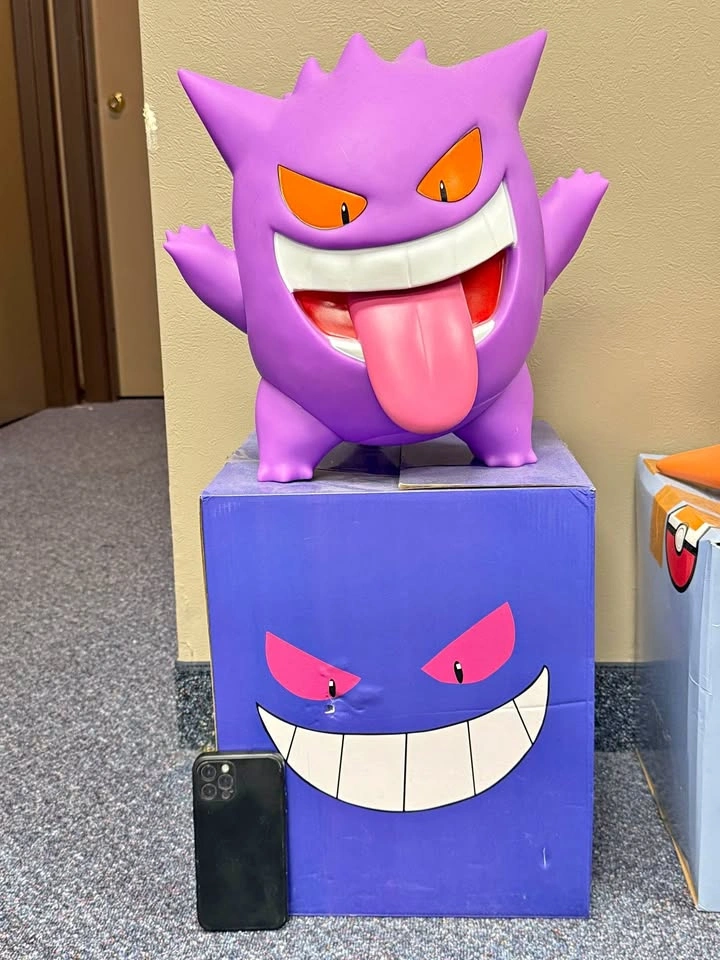 Large Pokemon Figures - Gengar, Cubone, Squirtle, Charmander