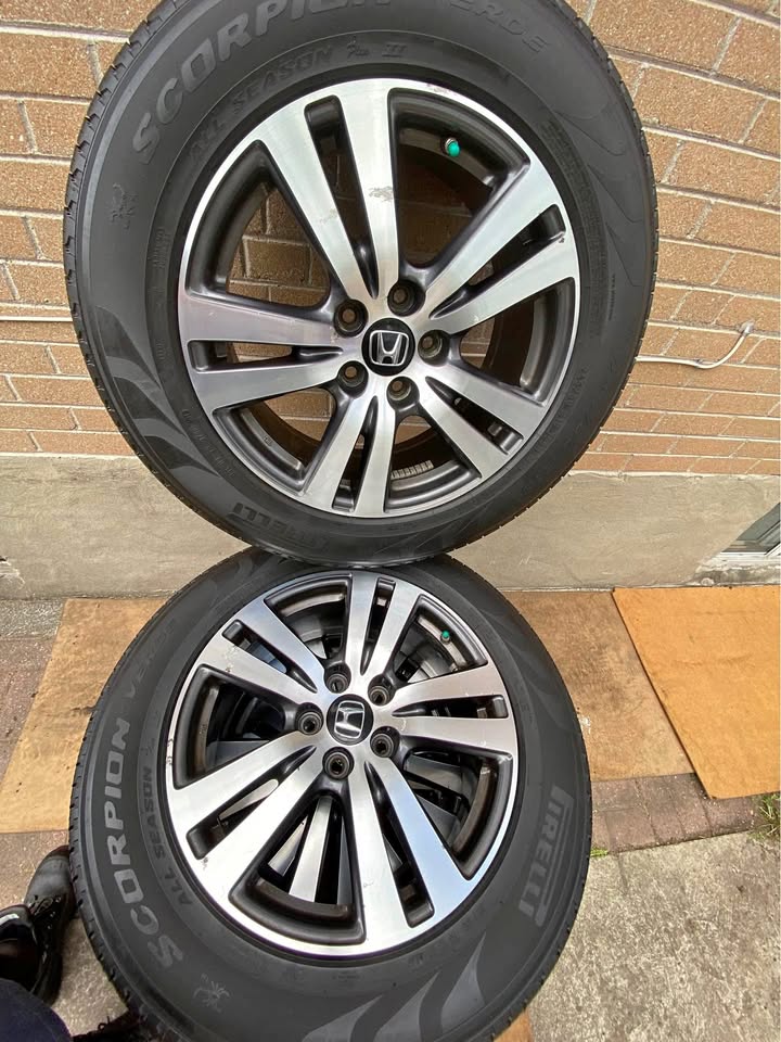 245/60 RAT tires with OEM Honda pilot rims
