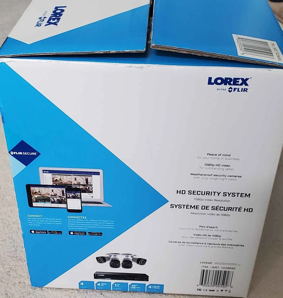 Lorex 4 HD Cameras and 1000 GB DVR - photo 4