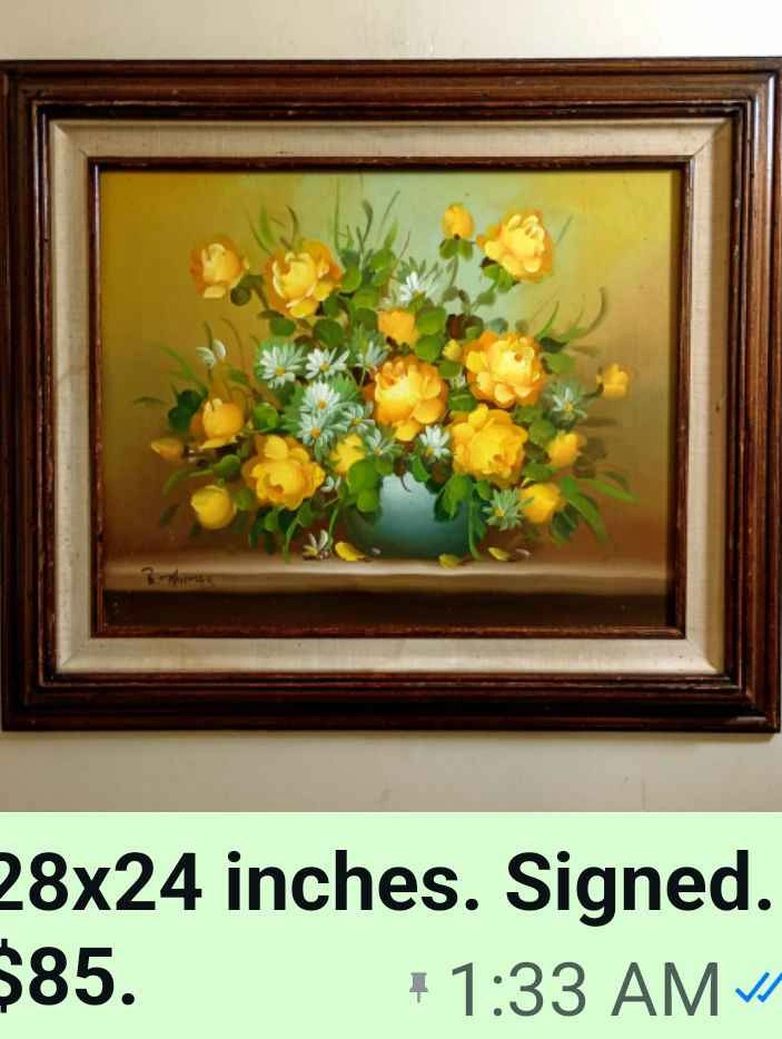 Various original vintage and antique oil paintings - photo 4