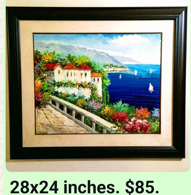 Various original vintage and antique oil paintings - photo 5