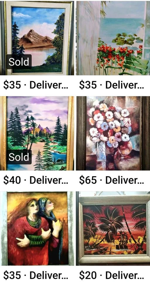 80 Original Vintage and Antique Oil Paintings - photo 4