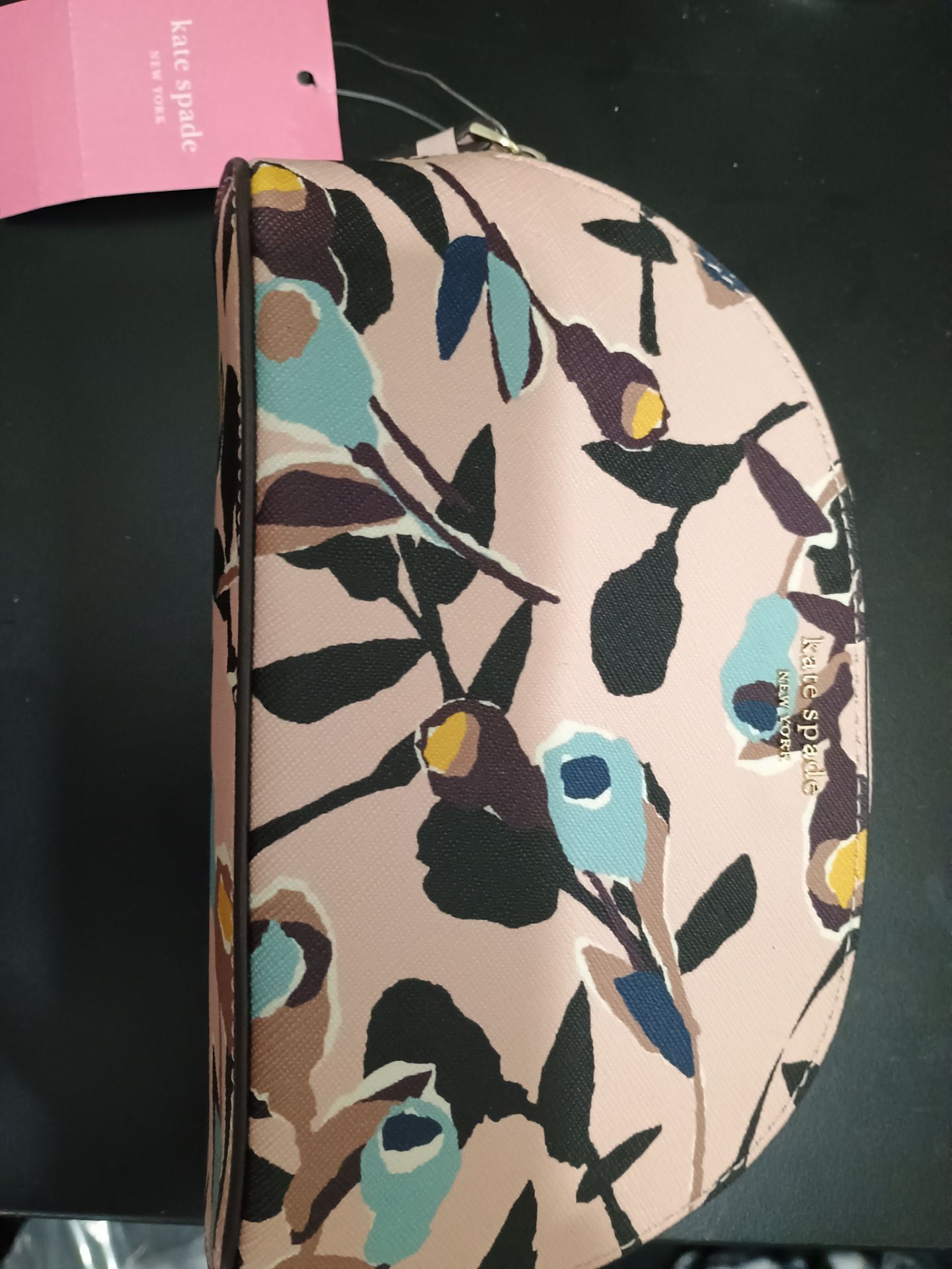 Kate Spade Pink Floral Cosmetic Bag