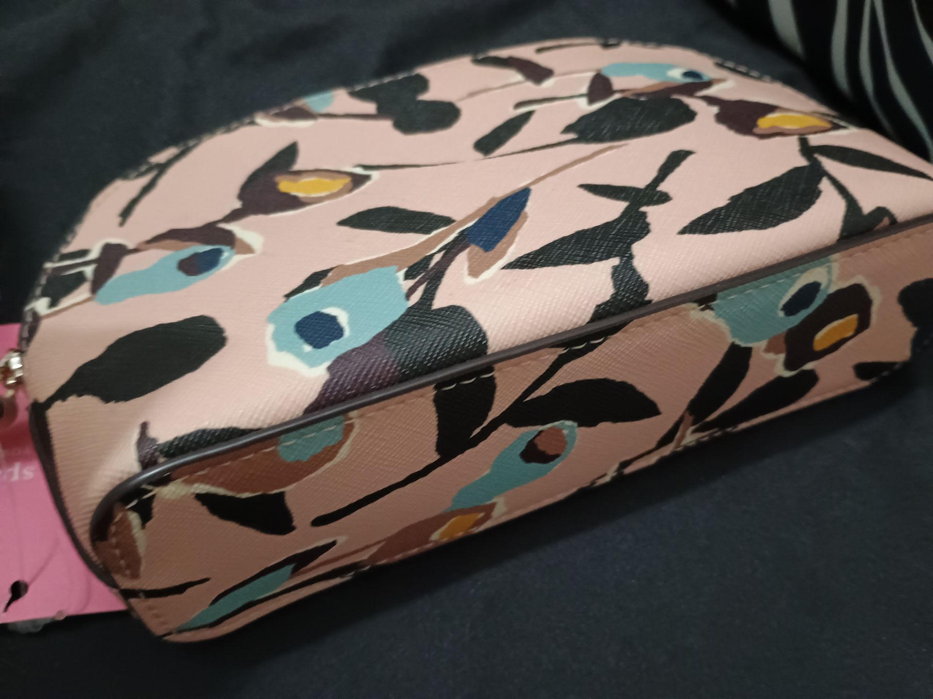 Kate Spade Pink Floral Cosmetic Bag - photo 4