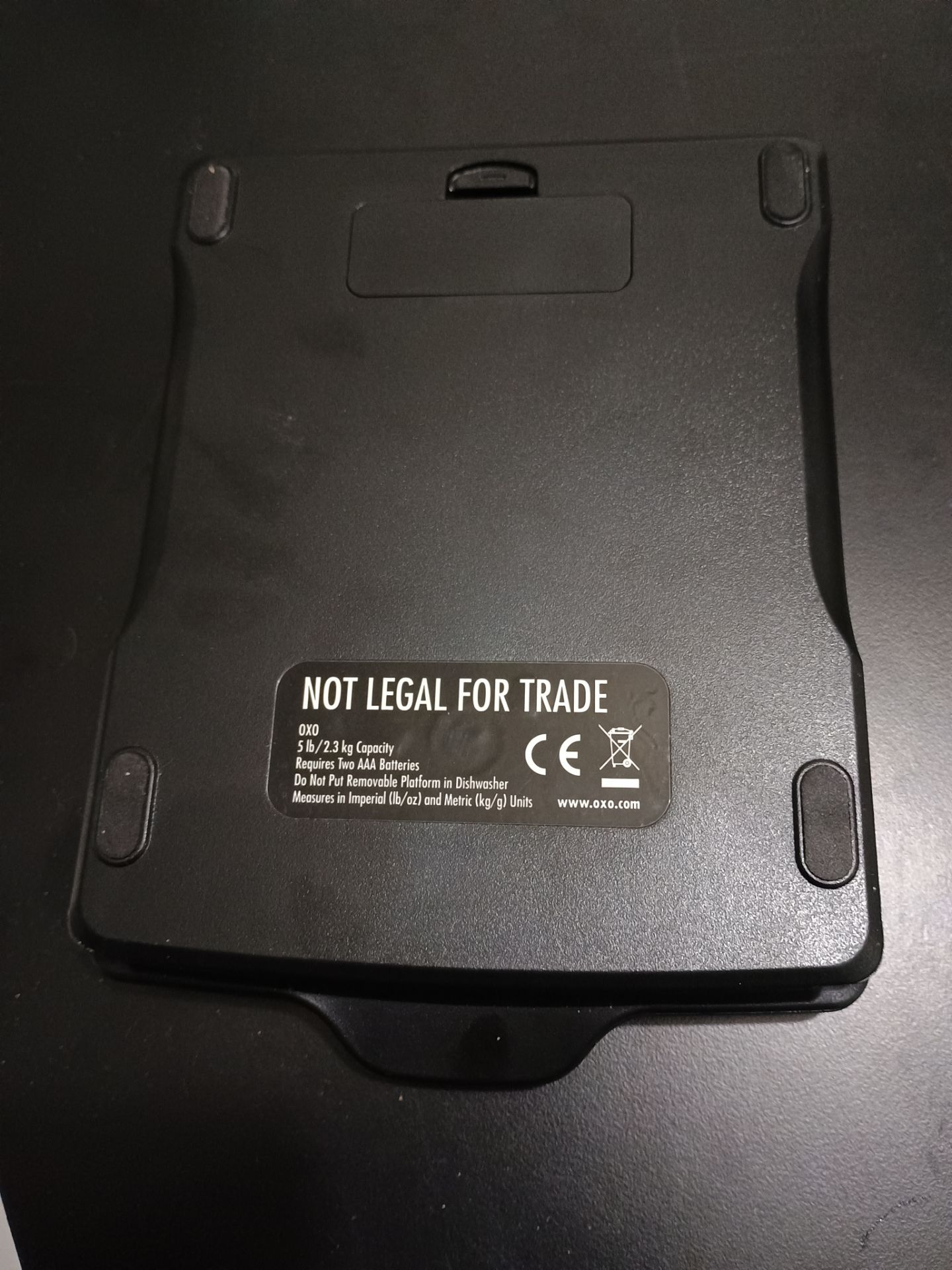 Black OXO scale (up to 5lbs) - photo 3