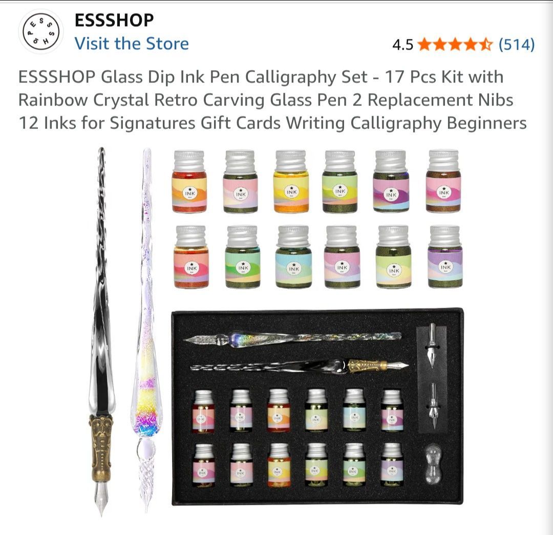 Glass Pen Calligraphy Set - photo 4