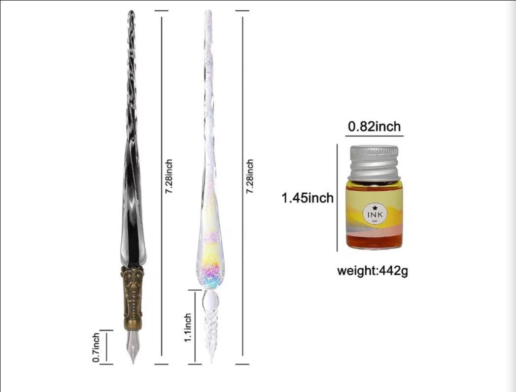 Glass Pen Calligraphy Set - photo 5