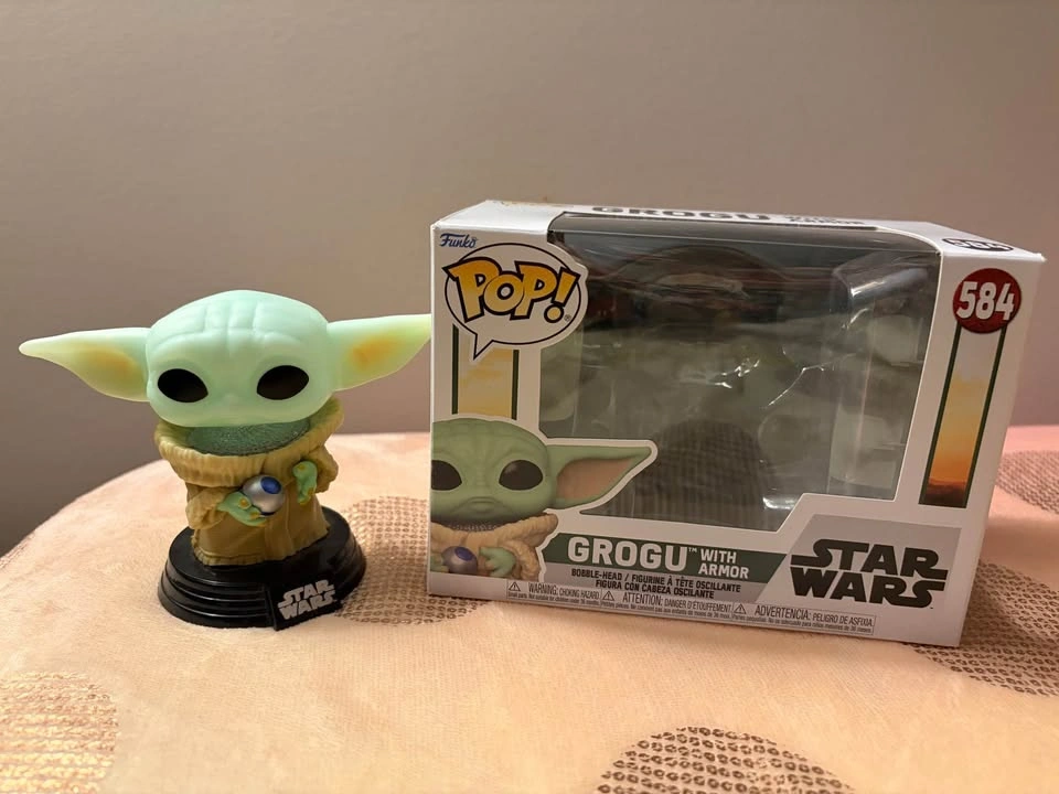 Funko Pop Grogu Baby Yoda Star Wars Bobblehead Gift - photo 2