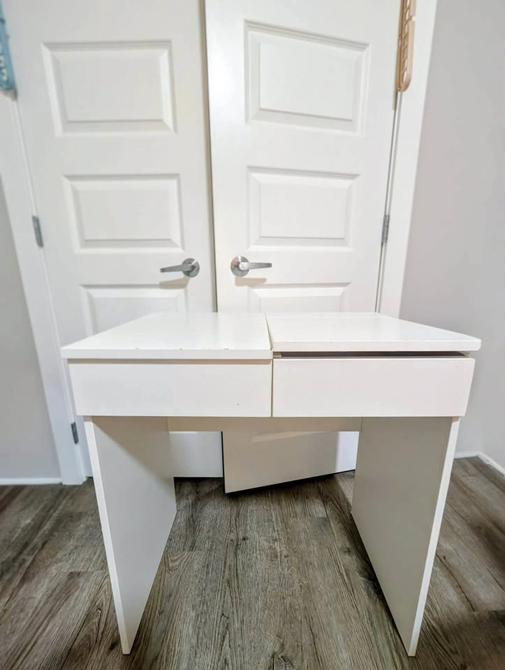 IKEA BRIMNES Dressing Table, Vanity, and Mirror with Chair - photo 3